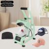 JAYGOVAN Hat Heat Press Machine for Caps with 2pcs Interchangeable Platens & Caps Stretcher,Auto Hat Heat Press with Presice Temp&Timer Control for Vinyl,Sublimation,Heat Transfer (Light Green) view 2