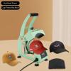 JAYGOVAN Hat Heat Press Machine for Caps with 2pcs Interchangeable Platens & Caps Stretcher,Auto Hat Heat Press with Presice Temp&Timer Control for Vinyl,Sublimation,Heat Transfer (Light Green) view 3