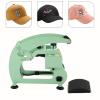 JAYGOVAN Hat Heat Press Machine for Caps with 2pcs Interchangeable Platens & Caps Stretcher,Auto Hat Heat Press with Presice Temp&Timer Control for Vinyl,Sublimation,Heat Transfer (Light Green) view 4