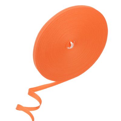 M METERXITY Cotton Twill Tape, 10mm(3/8inch) 45m(49 Yards) Cotton Twill Ribbon Bias Binding Tape Natural Herringbone Webbing Trim for Apron Sewing/Gift Wrapping/Craft DIY [Orange]