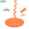 M METERXITY Cotton Twill Tape, 10mm(3/8inch) 45m(49 Yards) Cotton Twill Ribbon Bias Binding Tape Natural Herringbone Webbing Trim for Apron Sewing/Gift Wrapping/Craft DIY [Orange] view 3