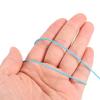 MECCANIXITY Sky Blue Leather Cord, Round Leather String Leather Lace Rope for Necklace, Bracelets, Braiding, Jewellery, Crafts,3mm x 10m view 4