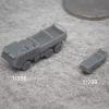 10PCS DIY Model SX2220 Military Truck 1/700 1/350 Scale Simulation Personnel Transport Vehicle Tactical Heavy Trucks Resin Car 3D Military Model(1/350 (2.48cm)) view 3