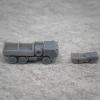 10PCS DIY Model SX2220 Military Truck 1/700 1/350 Scale Simulation Personnel Transport Vehicle Tactical Heavy Trucks Resin Car 3D Military Model(1/350 (2.48cm)) view 4