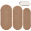 BENECREAT 3 Sizes Oval Ceramic Molds for Clay (11.5x4/12.5x5/13.5x6.5), Wood Oval Pottery Templates for Pottery, Pottery Tools for Handbuilding Dish Plate DIY Craft Supplies view 1