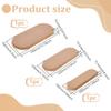 BENECREAT 3 Sizes Oval Ceramic Molds for Clay (11.5x4/12.5x5/13.5x6.5), Wood Oval Pottery Templates for Pottery, Pottery Tools for Handbuilding Dish Plate DIY Craft Supplies view 2