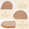 BENECREAT 3 Sizes Oval Ceramic Molds for Clay (11.5x4/12.5x5/13.5x6.5), Wood Oval Pottery Templates for Pottery, Pottery Tools for Handbuilding Dish Plate DIY Craft Supplies view 4