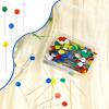 200Pcs Flat Head Straight Pins Sewing Pins Quilting Pins Flat Flower Head Pins for Sewing DIY Projects Dressmaker Jewelry Decoration view 4