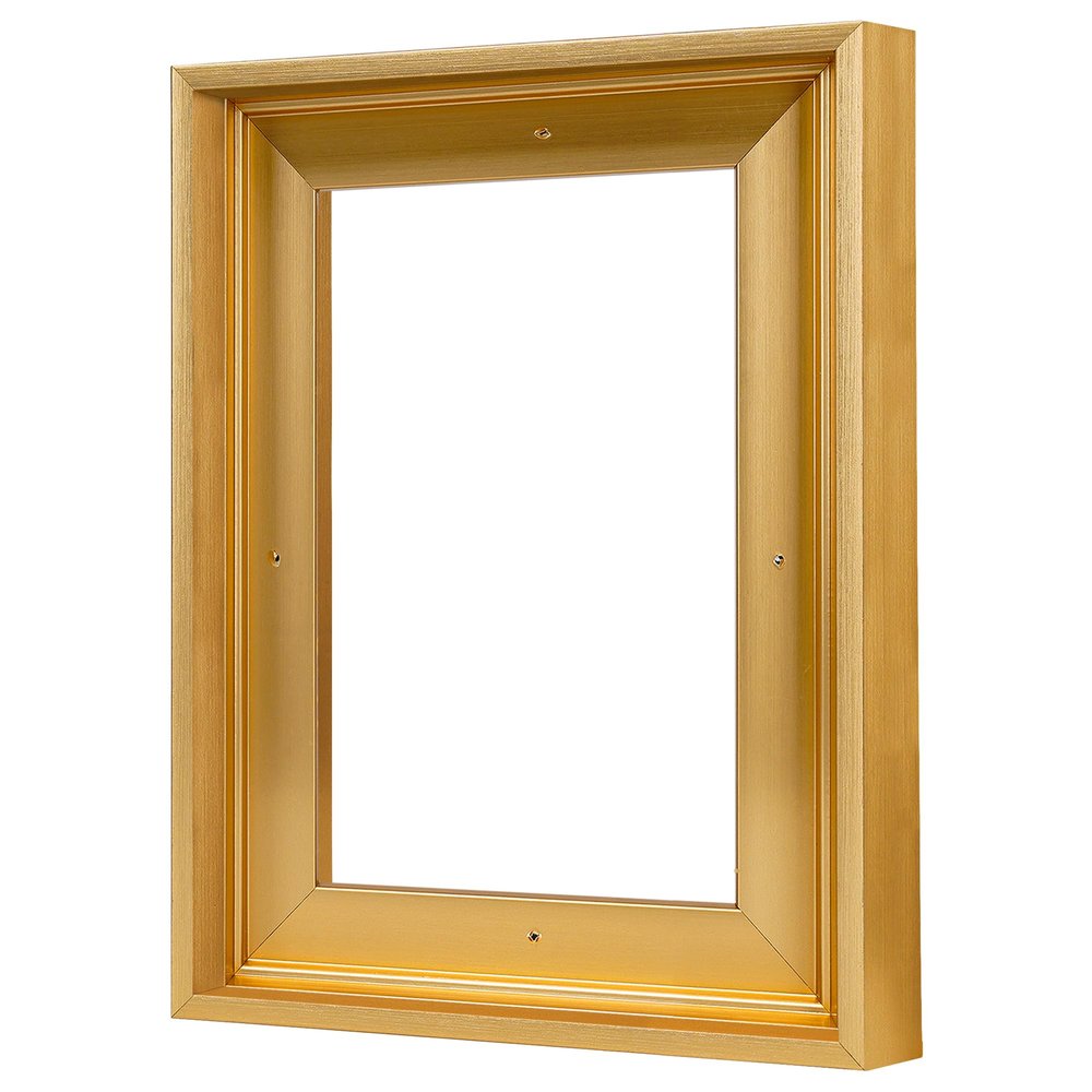 VAREIHNAZ Canvas Floater Frames for 9"x12"Canvas Paintings,Canvas Frame,Floating Frames for Canvas with 0.6"~0.9" Deep for Wall Decor(Gold)