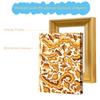 VAREIHNAZ Canvas Floater Frames for 9"x12"Canvas Paintings,Canvas Frame,Floating Frames for Canvas with 0.6"~0.9" Deep for Wall Decor(Gold) view 4