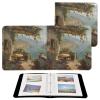 ALAZA Beautiful Italy View Photo Album Self Adhesive Scrapbook Album PU Leather Cover 3 Ring Binders Photo Book for Wedding Family Travel Memory view 2