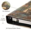 ALAZA Beautiful Italy View Photo Album Self Adhesive Scrapbook Album PU Leather Cover 3 Ring Binders Photo Book for Wedding Family Travel Memory view 3