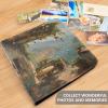 ALAZA Beautiful Italy View Photo Album Self Adhesive Scrapbook Album PU Leather Cover 3 Ring Binders Photo Book for Wedding Family Travel Memory view 4