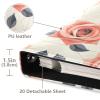 ALAZA Rose Geometric Beige Background Photo Album Self Adhesive Scrapbook Album PU Leather Cover 3 Ring Binders Photo Book for Wedding Family Travel Memory view 3