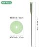 M METERXITY 100-Pack Floral Water Tubes, 11.8 Inch/ 30cm Plastic Floral Tubes with Rubber Caps for Flower Arrangements, Fresh Flower Water Tubes [Army Green] view 3