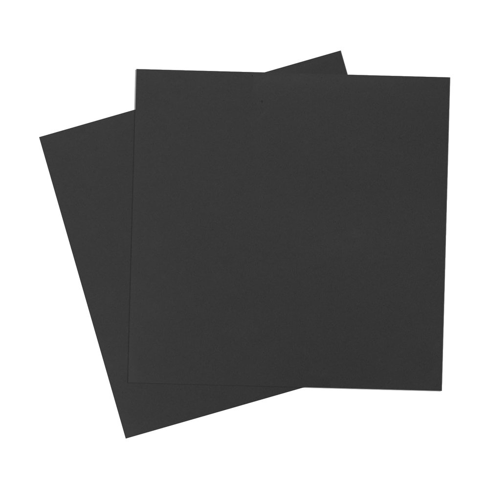 MECCANIXITY Foam Sheets Crafts 10x10 Inch 5mm EVA Craft Foam Paper Foam Sheets for Crafts Projects DIY Cosplay Modeling, Black, 2 Sheets