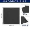 MECCANIXITY Foam Sheets Crafts 10x10 Inch 5mm EVA Craft Foam Paper Foam Sheets for Crafts Projects DIY Cosplay Modeling, Black, 2 Sheets view 2