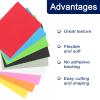 MECCANIXITY Foam Sheets Crafts 10x10 Inch 5mm EVA Craft Foam Paper Foam Sheets for Crafts Projects DIY Cosplay Modeling, White, 2 Sheets view 3