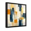 B.B.F MAKE Premium Canvas Floating Frame - 1.25" Gallery Depth Floater Frame with Faux Wood Grain PS Finish, Handcrafted in USA for Wall Art (Black 12x18) view 1