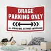 ADWD Garage Decor for Men Drage Parking Only Tapestry Flags for Room Teen Home Decor Men(100X150CM) view 4