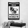 ADWD Tapastry'S Wall Hanging Mountain Bike Parking Only Tapestry Bar Man Cave Decor Tapestrys(75X100CM) view 2