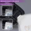 COYLAPY Magnifying Glass with Light Hands Free - 1X to 14X Magnifying Glasses for Close Work, Adjustable Jewelers Loupe Headset with 1x, 1.5X, 2X, 2.5X, 3.5X Interchangeable Lenses for Hobby, Crafts view 3