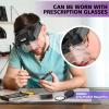 COYLAPY Magnifying Glass with Light Hands Free - 1X to 14X Magnifying Glasses for Close Work, Adjustable Jewelers Loupe Headset with 1x, 1.5X, 2X, 2.5X, 3.5X Interchangeable Lenses for Hobby, Crafts view 4