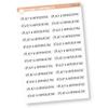 Sarcastic Planner Stickers | Lazy & Unproductive Checkmark Labels Clear Matte | C-410-BCM view 1