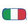 QASNLU Italian flag print Double zip stationery bag for office.Pen Case,Travel bag makeup bag daily storage view 3