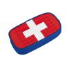 QASNLU Swiss Flag print Double zip stationery bag for office.Pen Case,Travel bag makeup bag daily storage view 2