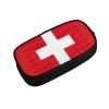QASNLU Swiss Flag print Double zip stationery bag for office.Pen Case,Travel bag makeup bag daily storage view 2