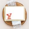 Cute Pig Index Cards, 4"x 6" Set of 50, school supplies, Unique Index Cards, Decorative note cards, Floral blank note cards, Flash cards, grocery list, animal thank you cards view 2