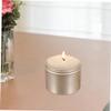 Tofficu 4pcs Aluminum Alloy Candle Containers Scented Candle Jars Empty Holders for Home and Parties Elegant Design for Romantic Atmosphere view 4