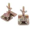 2PCS Silk Screen Printing Metal Frame Butterfly Hinge Clamp DIY Hobby Screen Painting Fixing Hinge Clamp Hardware Clip Tools(Colorful) view 1