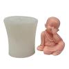 Buddhas Monk Shape Silicone Molds Epoxy Resin Mold Candle Molds Table Ornament Making Tool For Making Craft Supplies view 1