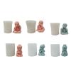 Buddhas Monk Shape Silicone Molds Epoxy Resin Mold Candle Molds Table Ornament Making Tool For Making Craft Supplies view 3