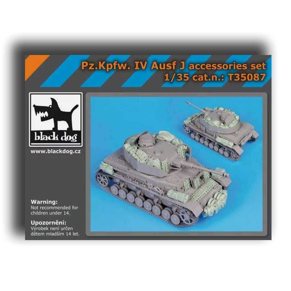 Black Dog T35087 1/35 Pz Kpfw IV Ausf J Accessories Set for Dragon