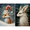 Christmas Animals Rice Paper, 8 x 10.5 inch (6pc) - Mulberry Paper for Decoupage Scrapbooking Cards Crafts by Craft Kreatively view 2