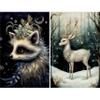 Christmas Animals Rice Paper, 8 x 10.5 inch (6pc) - Mulberry Paper for Decoupage Scrapbooking Cards Crafts by Craft Kreatively view 4