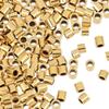 100pcs Adabele Real 1/20 14K Gold Filled Crimp Tube Loose Beads 2mm x 1.6mm Tiny Small Spacer (Hole ID 1mm) for DIY Craft Jewelry Making JK2-C2 view 1