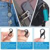 Phinus Lock Combo, Total 21PCS Clips Anti-Theft, Locks Anti-Theft for Luggage, Clothing, Backpacks, Boots, Purses, Travel Outdoor Sports(Black, Silver, Gold) view 4
