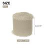 MECCANIXITY Chiffon Ribbon, 1.5" x7 Yard Silk Ribbon Light Brown Tulle Satin Fabric Ribbon for Gift Wrapping Invitations Bridal Bouquets,Pack of 6 view 2