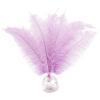 SendyFeather 50pcs Natural Lavender Ostrich Spads Feather 14-16inch (35-40cm) Bulk Feathers for Crafts Flowers Vase Wedding Party Centerpiece Decoration view 1