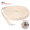 IHDYPPEW 1 Inch Cotton Webbing Strap, 50 Yards Length Cotton Ribbon, Perfect Webbing Straps for Bags for Arts, Crafts and Sewing view 2