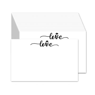 LOVE Index Cards, 4"x 6" Set of 50, school supplies, Unique Index Cards, Decorative note cards, blank note cards, Flash cards, grocery list, thank you note cards, cardstock