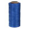 uxcell 150D 0.8mm Flat Waxed Thread 284 Yards Polyester Leather Sewing Waxed String Hand Stitching Waxed Cord for Leather Stitching Sewing Bookbinding DIY Craft Sapphire Blue view 1