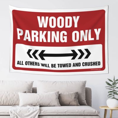 ADWD Tapastry'S Wall Hanging Woody Parking Only Tapestry Boys Bedroom Accessories Wall Hanging(100X150CM)