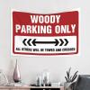 ADWD Tapastry'S Wall Hanging Woody Parking Only Tapestry Boys Bedroom Accessories Wall Hanging(100X150CM) view 2