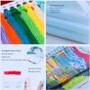 Joyhoor Stamped Cross Stitch Kits for Beginners, Needlepoint Kits for Adults, 11CT Counted Embroidery Kits-Colorful Fox 18x18 inchs view 3