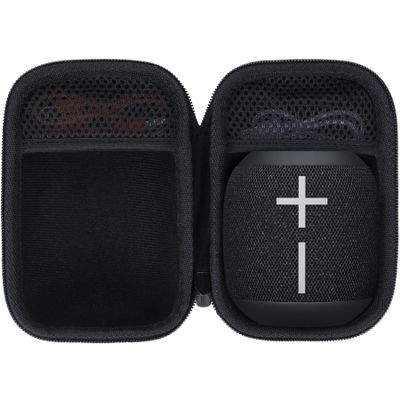 Lebakort Storage Case Compatible with Ultimate Ears UE WONDERBOOM 4 3 2 Portable Waterproof Speaker (Black Case)